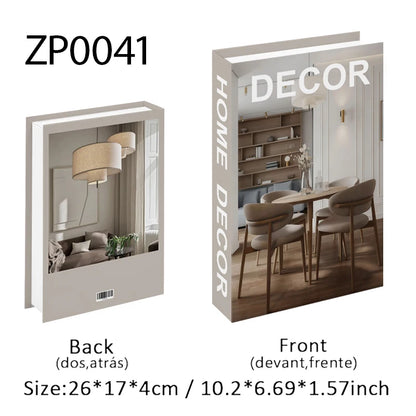 Boho Home Decor Fake Book Decorative