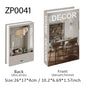 Boho Home Decor Fake Book Decorative
