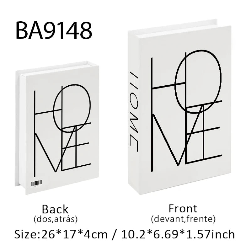 Boho Home Decor Fake Book Decorative