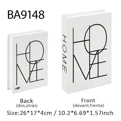 Boho Home Decor Fake Book Decorative