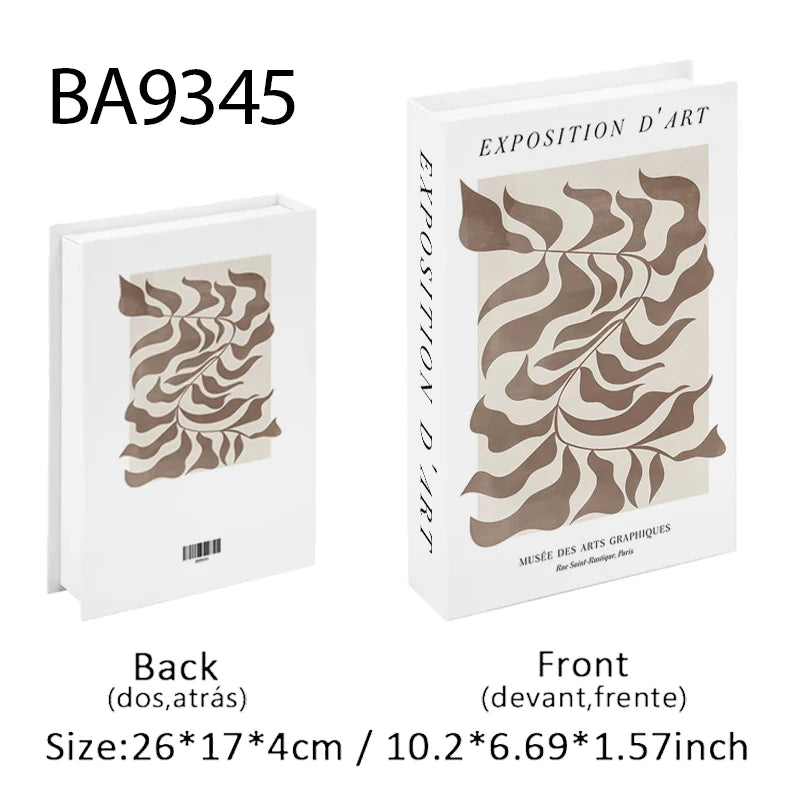 Boho Home Decor Fake Book Decorative