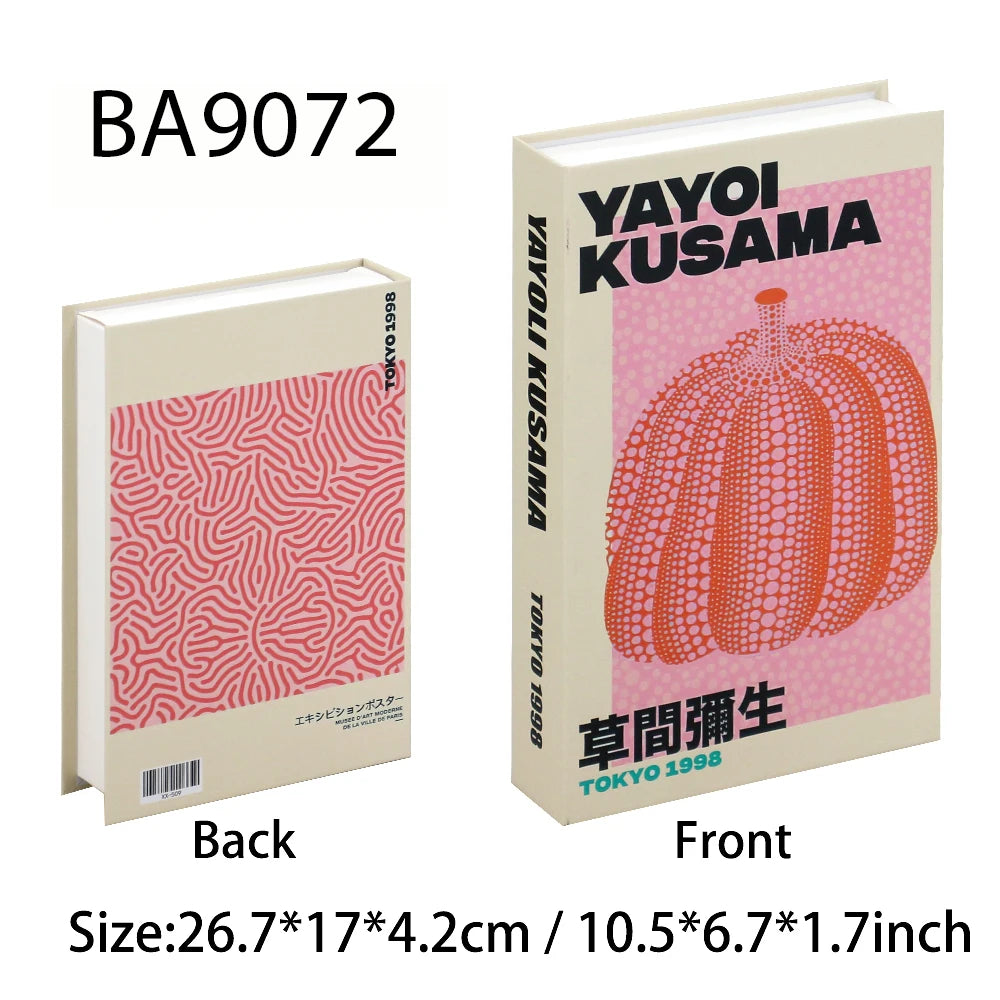 Boho Home Decor Fake Book Decorative