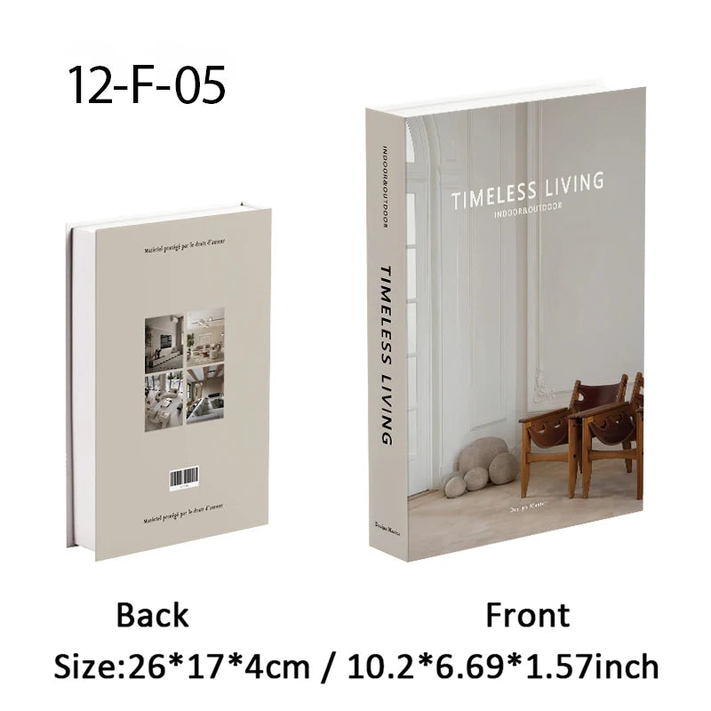 Boho Home Decor Fake Book Decorative