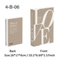 Boho Home Decor Fake Book Decorative