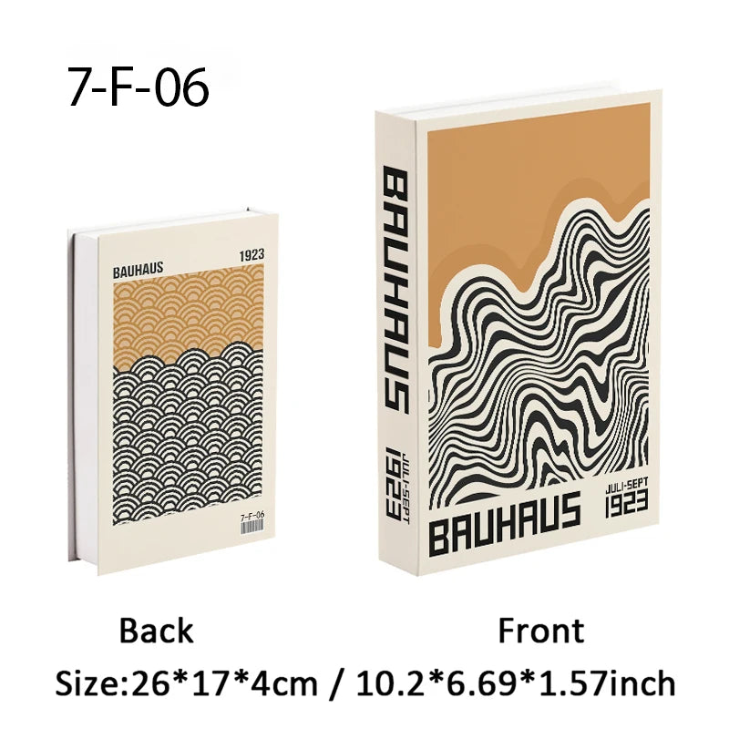 Boho Home Decor Fake Book Decorative