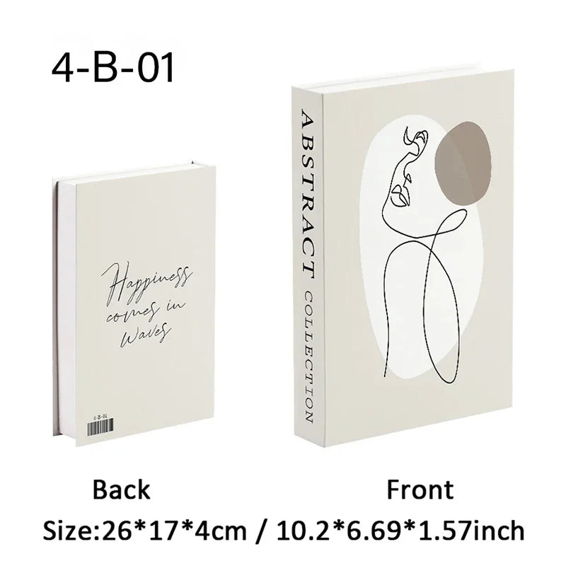 Boho Home Decor Fake Book Decorative