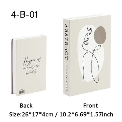 Boho Home Decor Fake Book Decorative