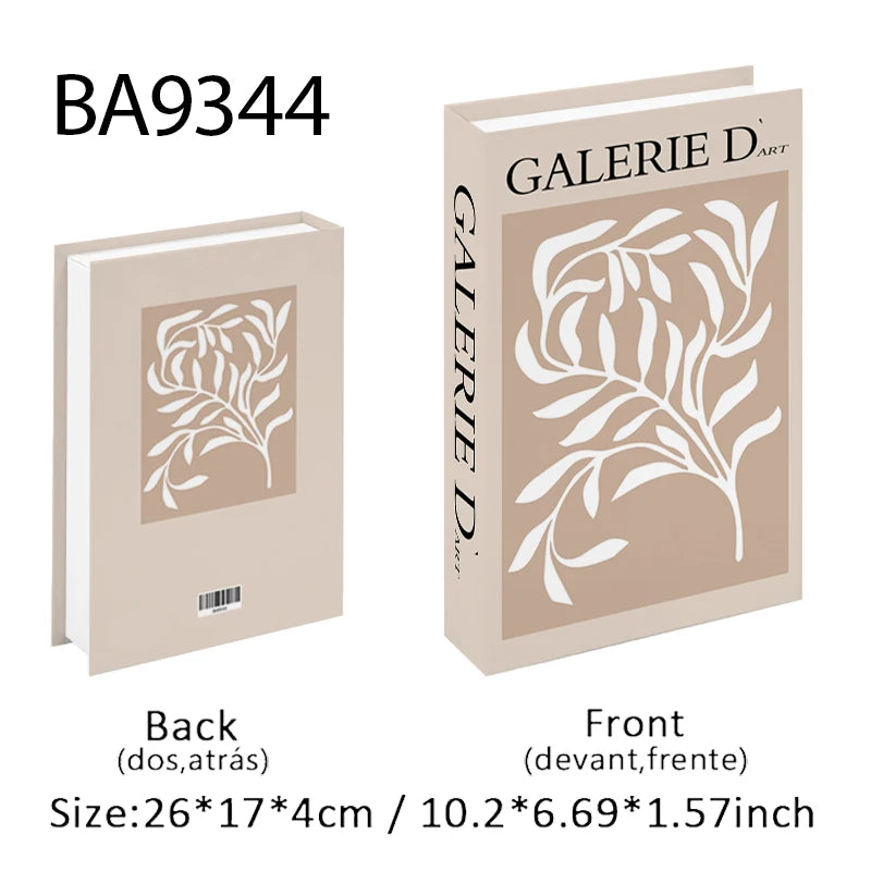 Boho Home Decor Fake Book Decorative