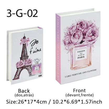 Boho Home Decor Fake Book Decorative