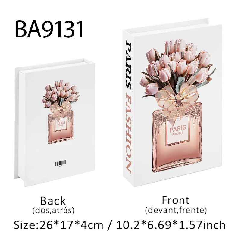 Boho Home Decor Fake Book Decorative