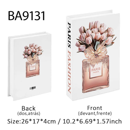 Boho Home Decor Fake Book Decorative