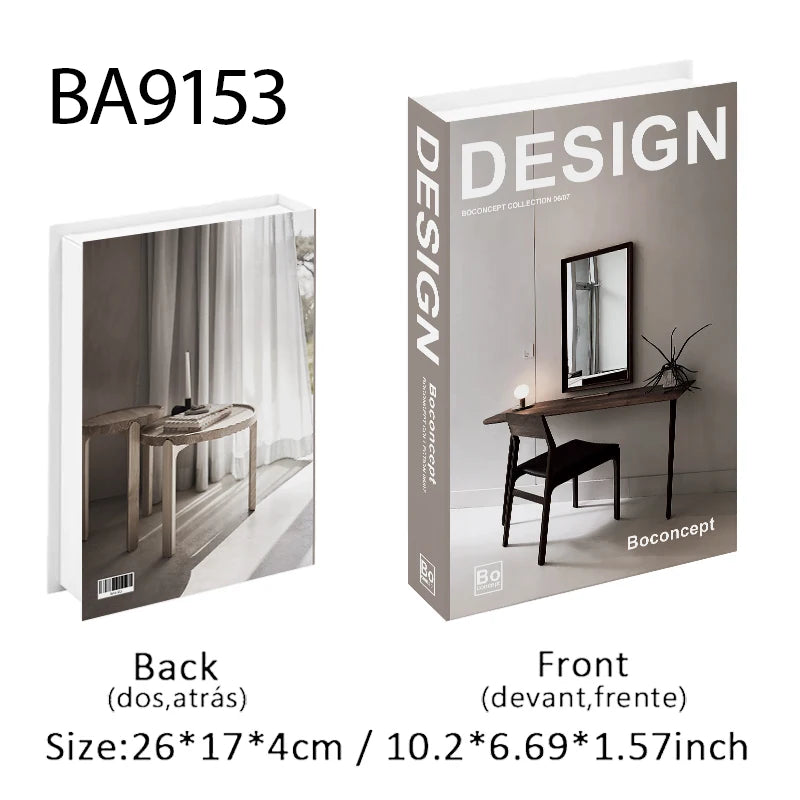 Boho Home Decor Fake Book Decorative